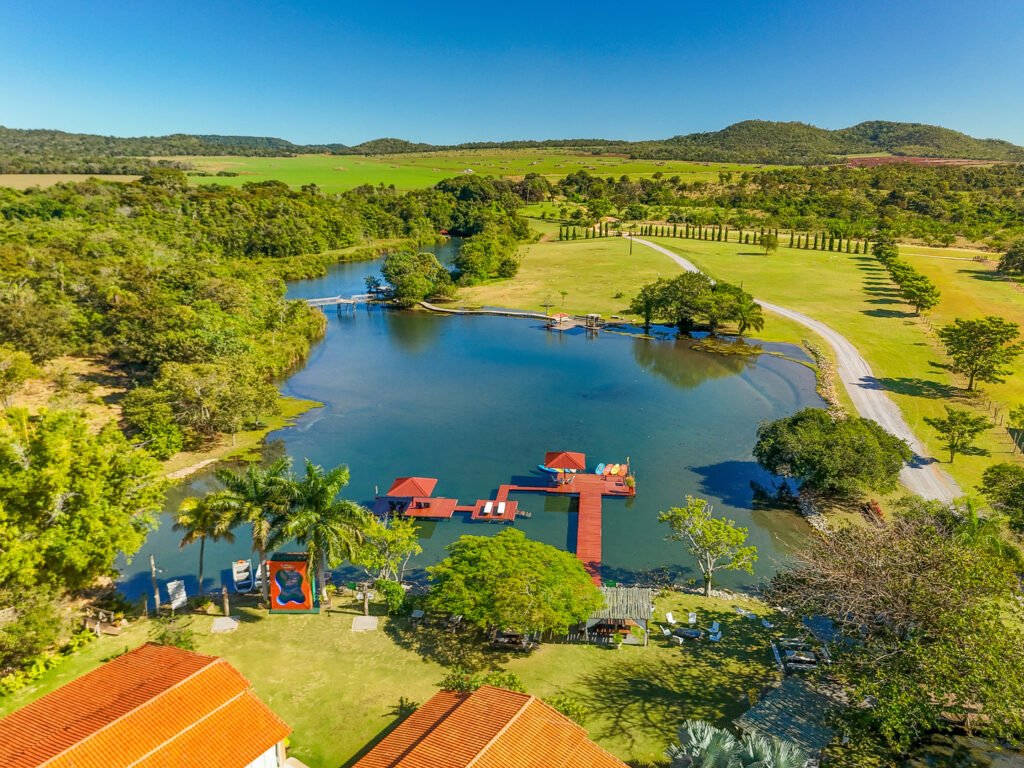 Fazenda Ceita Corê vista de cima.
