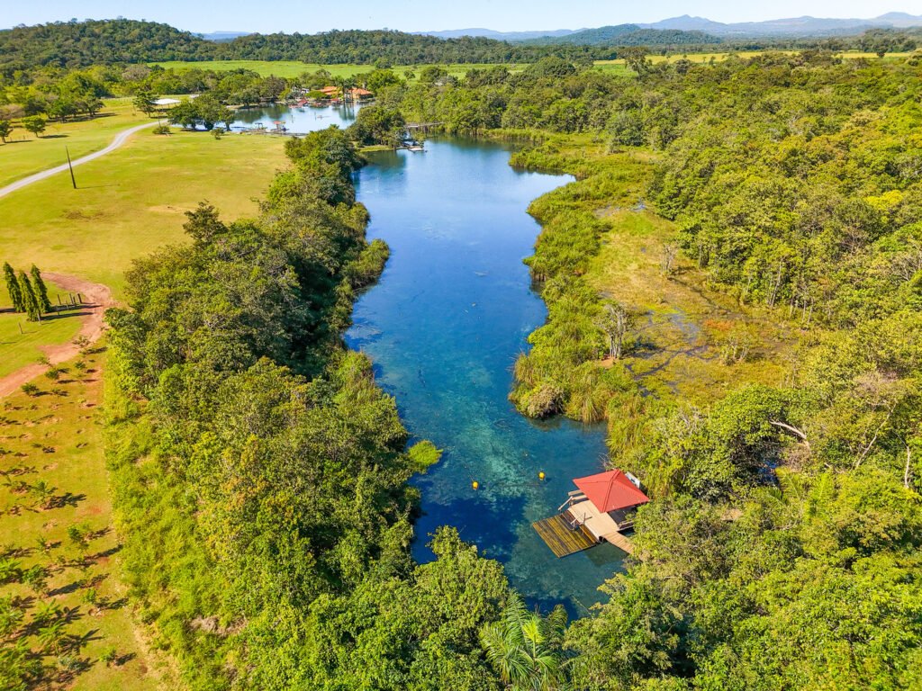 Nascente da propriedade.