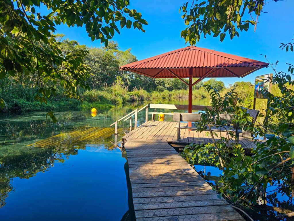 Lago do receptivo da Fazenda Ceita Corê