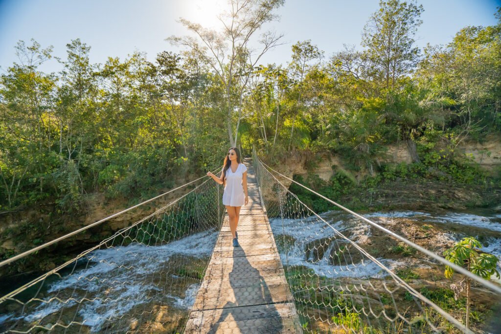 Passeio nas trilhas da Ceita Corê.