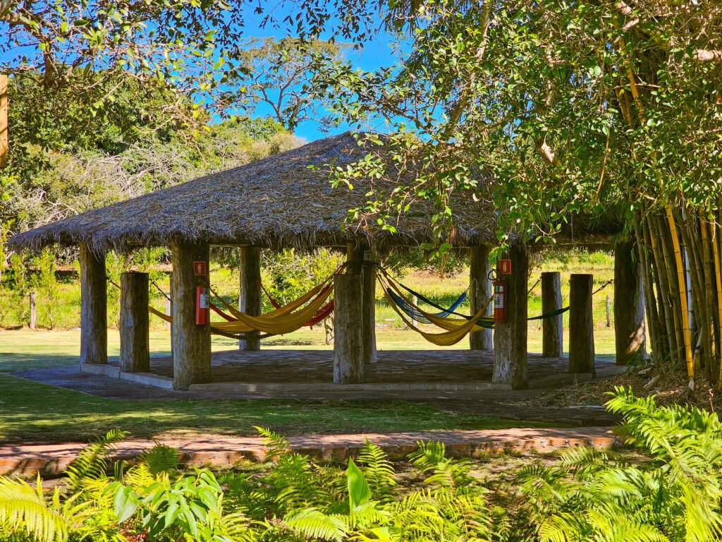 Redário para descansar na Fazenda Ceita Corê.