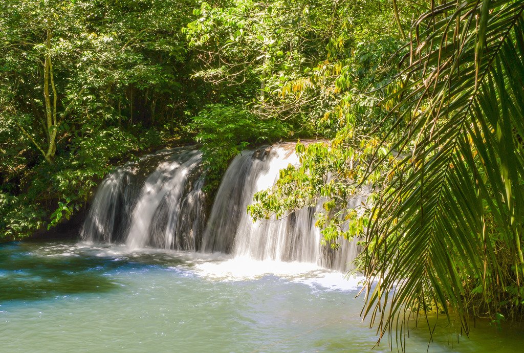 cachoeira na baixa temporada de Bonito