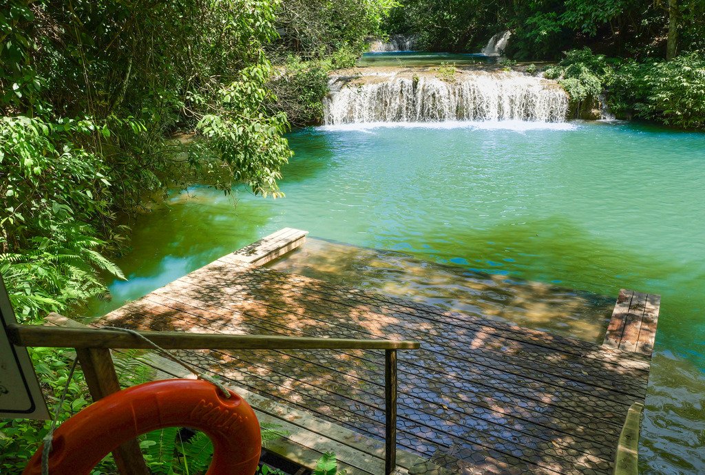 Cachoeira: uma das principais atrações em Bonito
