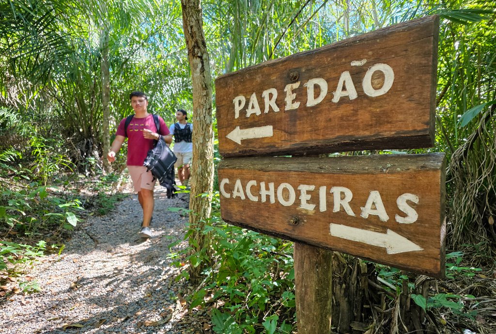 Trilha para crianças em Bonito